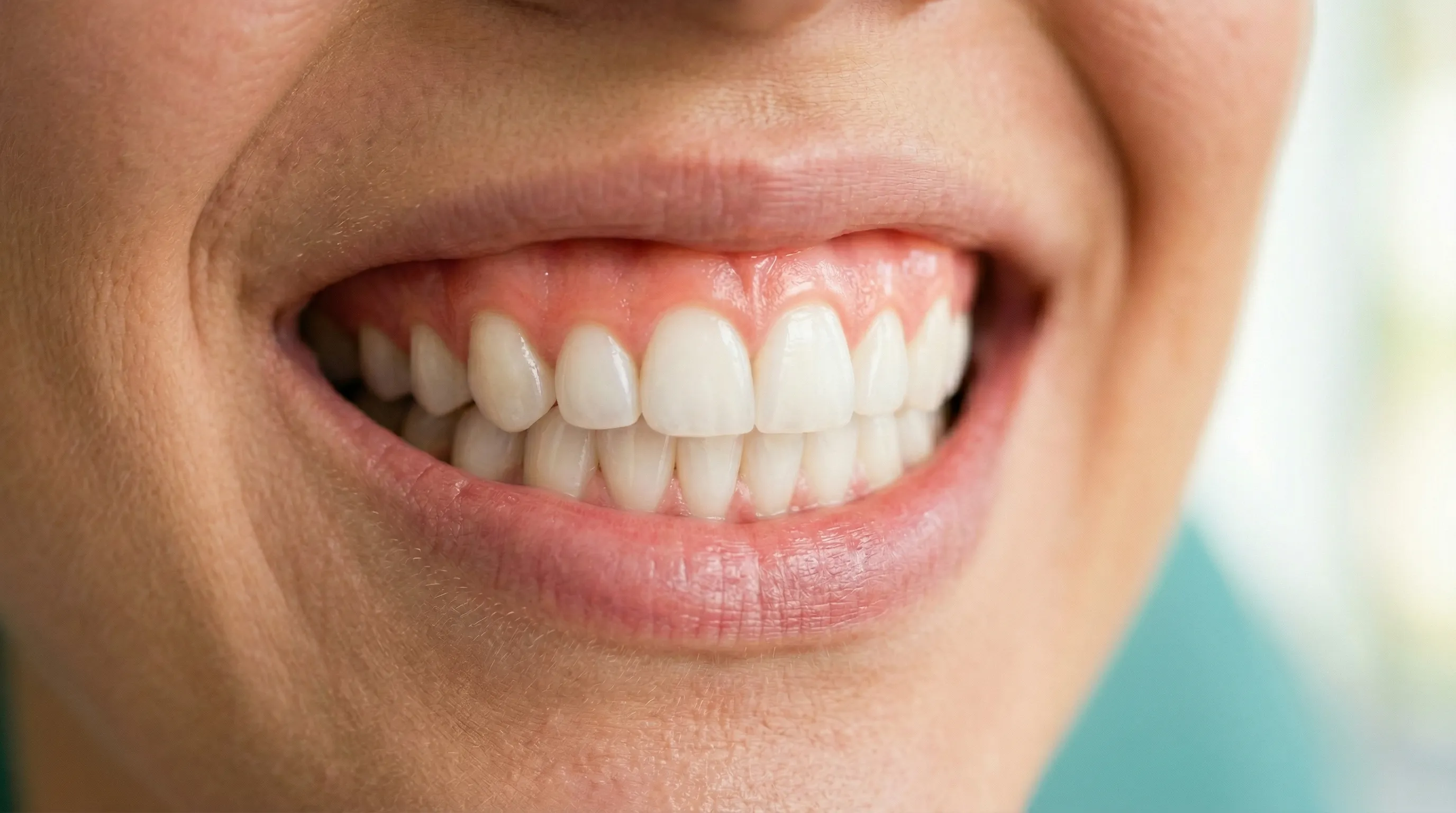 Illustration showing gum recession and potential for gum tissue regeneration