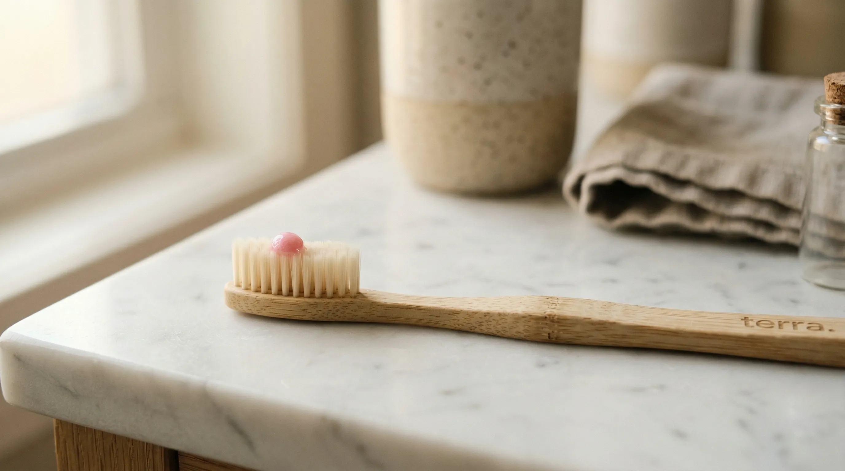 Person experiencing dry mouth symptoms at night